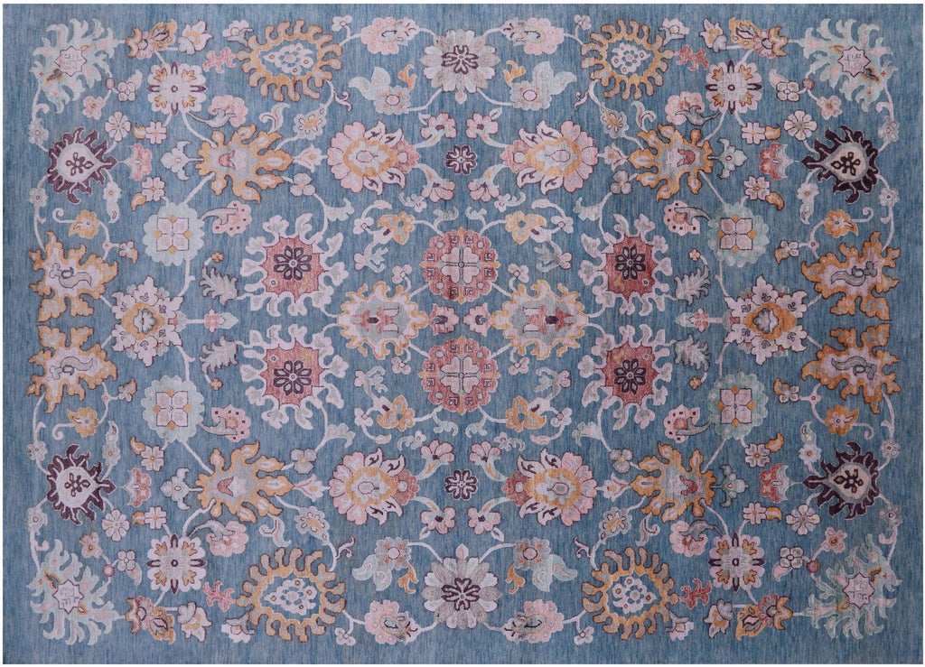 Persian Tabriz Wool & Silk Handmade Rug - Manhattan Rugs