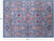 SUPER SALE Blue 9' 1" X 12' 3" Persian Tabriz Wool & Silk Handmade Rug - Q11798