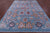 SUPER SALE Blue 9' 1" X 12' 3" Persian Tabriz Wool & Silk Handmade Rug - Q11798