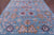 SUPER SALE Blue 9' 1" X 12' 3" Persian Tabriz Wool & Silk Handmade Rug - Q11798