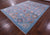 SUPER SALE Blue 9' 1" X 12' 3" Persian Tabriz Wool & Silk Handmade Rug - Q11798