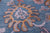 SUPER SALE Blue 9' 1" X 12' 3" Persian Tabriz Wool & Silk Handmade Rug - Q11798