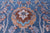 Blue Persian Tabriz Hand Knotted Wool & Silk Rug 9' 0" X 11' 10" - Q11802