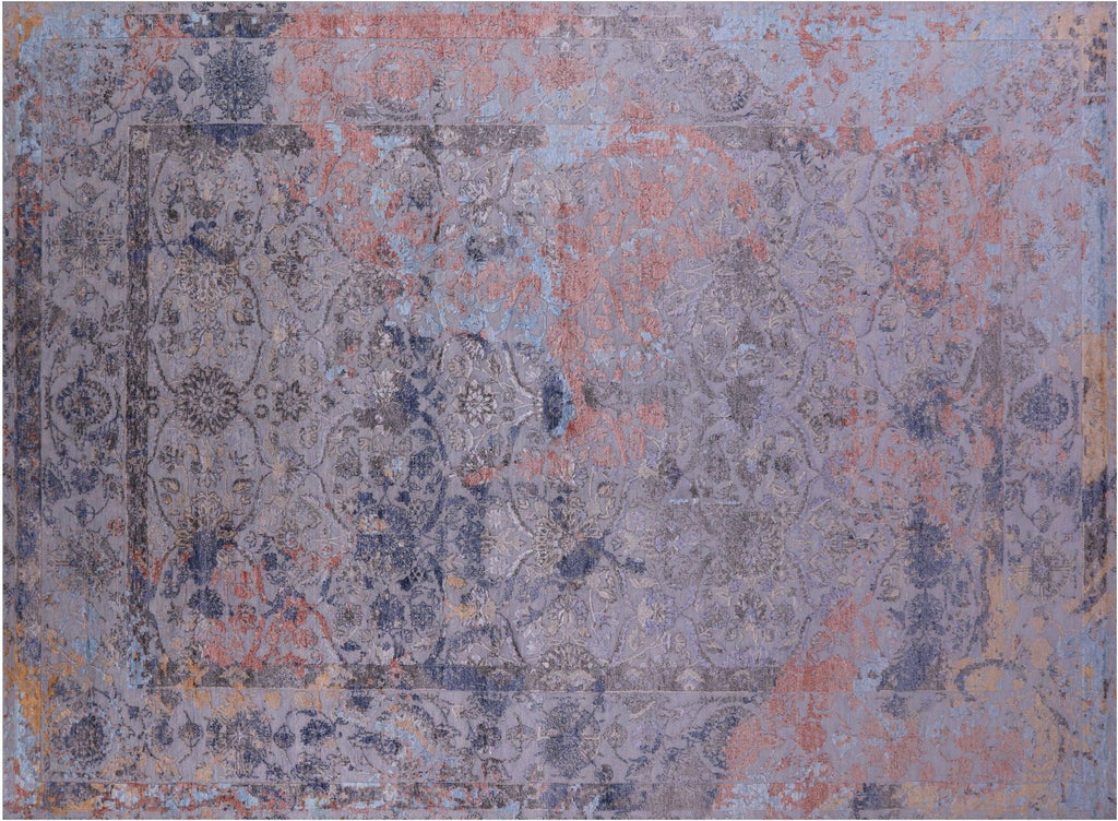 Persian Tabriz Wool & Silk Hand Knotted Rug - Manhattan Rugs
