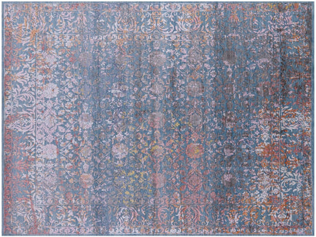 Persian Tabriz Wool & Silk Hand Knotted Rug - Manhattan Rugs
