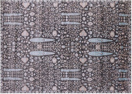 Persian Ziegler  Wool & Silk Hand Knotted Rug - Manhattan Rugs