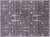 Grey 9' 0" X 12' 4" Persian Ziegler  Wool & Silk Hand Knotted Rug - Q11806