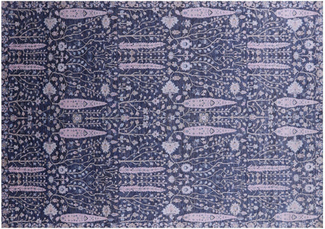 Wool & Silk Persian Ziegler Handmade Rug - Manhattan Rugs