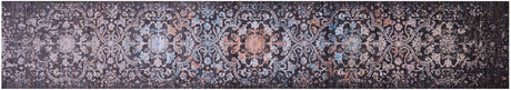 Runner Handmade Modern Wool & Silk Rug - Manhattan Rugs