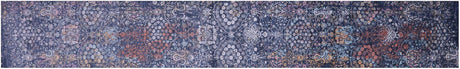 Runner Modern Wool & Silk Hand-Knotted Rug - Manhattan Rugs