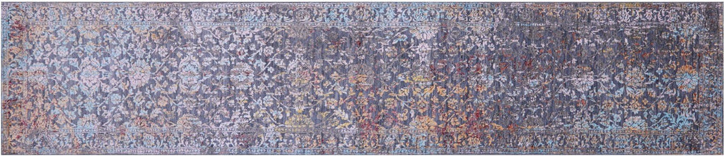 Runner Persian Handmade Wool & Silk Rug - Manhattan Rugs