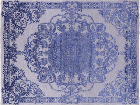 Persian Hand-Knotted Wool & Silk Rug - Manhattan Rugs