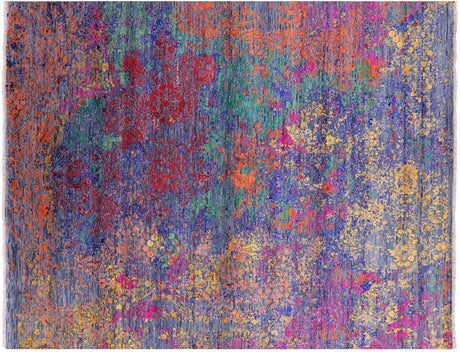 Modern Handmade Wool & Silk Rug - Manhattan Rugs