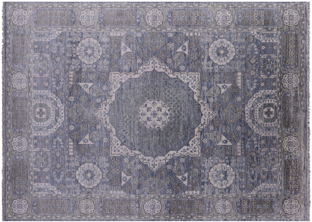 Geometric Mamluk Handmade Wool Rug - Manhattan Rugs