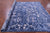 SUPER SALE Blue 9' Square Modern Handmade Wool Rug - Q11888