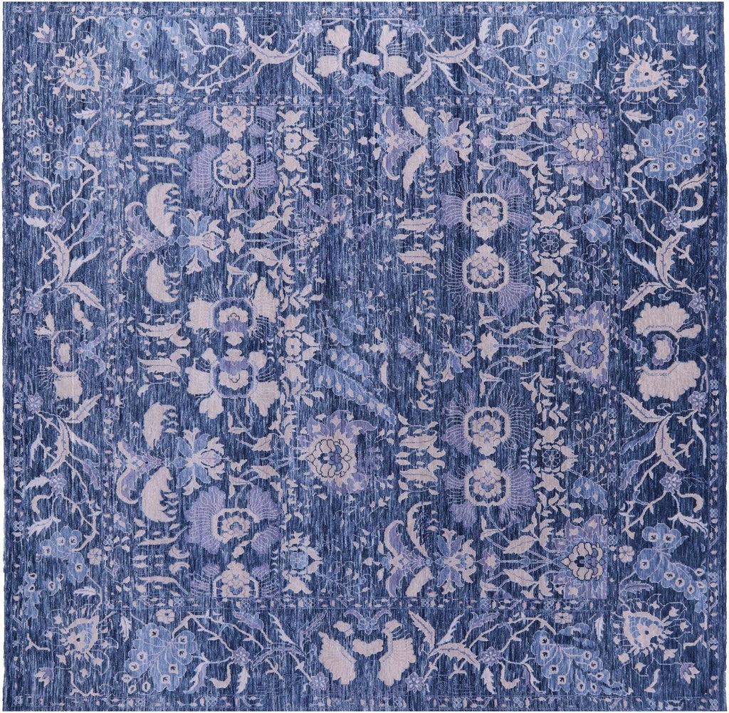 Square Modern Handmade Wool Rug - Manhattan Rugs