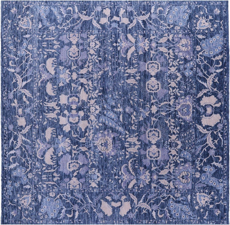 Square Modern Handmade Wool Rug - Manhattan Rugs