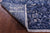 SUPER SALE Blue Runner Modern Handmade Wool Rug 4' 1" X 11' 10" - Q11899