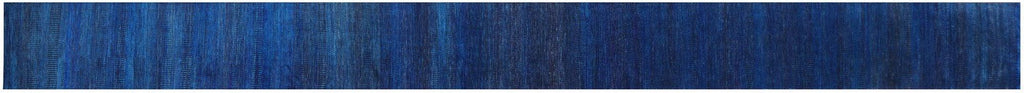Runner Handmade Super Savannah Gabbeh Wool & Silk Rug - Manhattan Rugs