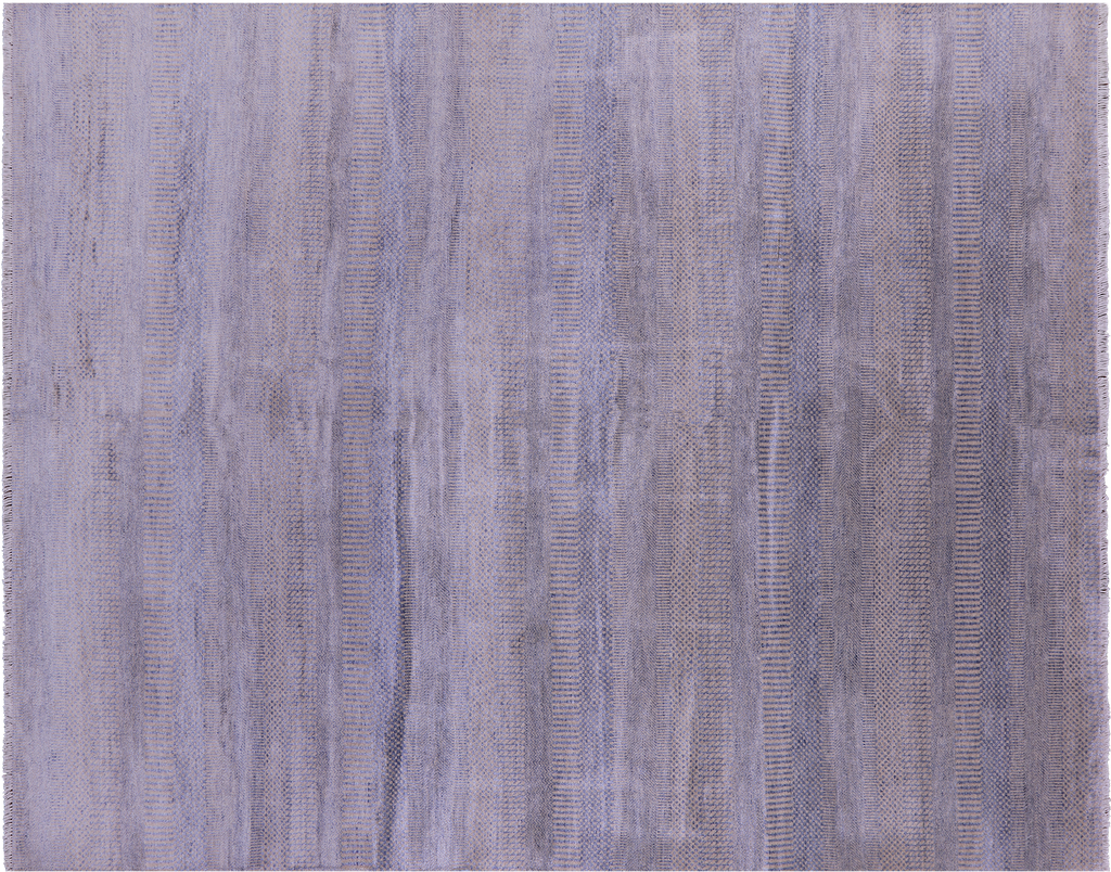 8' 2" X 10' 3" Wool & Silk Handmade Savannah Grass Rug - Q11918