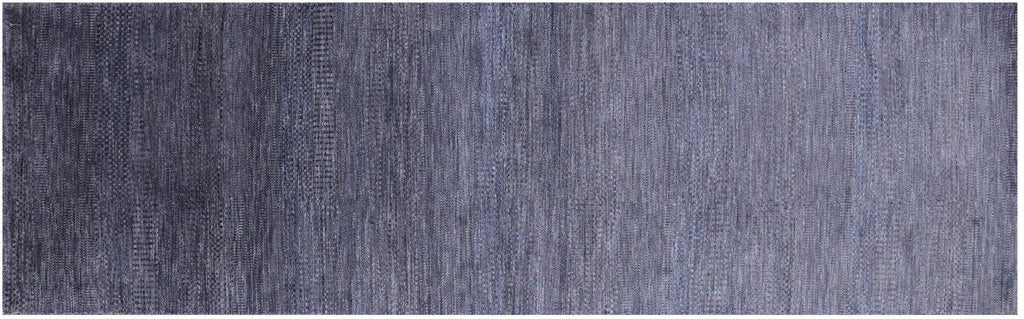 Savannah Grass Hand Knotted Wool & Silk Runner Rug - Manhattan Rugs