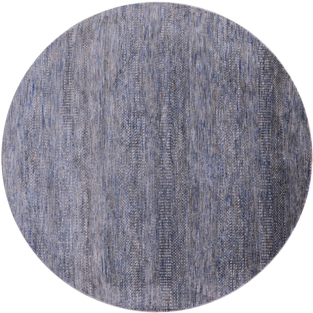 6' Round Savannah Grass Hand-Knotted Wool & Silk Rug – Manhattan Rugs