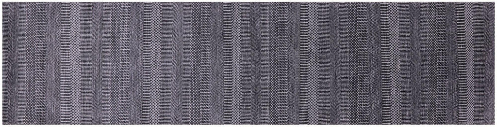 Hand Knotted Savannah Grass Wool & Silk Runner Rug - Manhattan Rugs