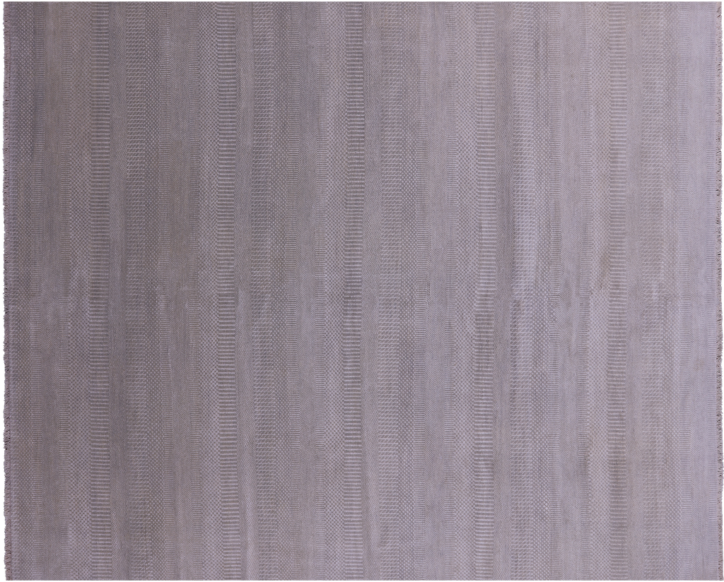 8' 0" X 9' 10" Handmade Savannah Grass Wool & Silk Rug - Q11999