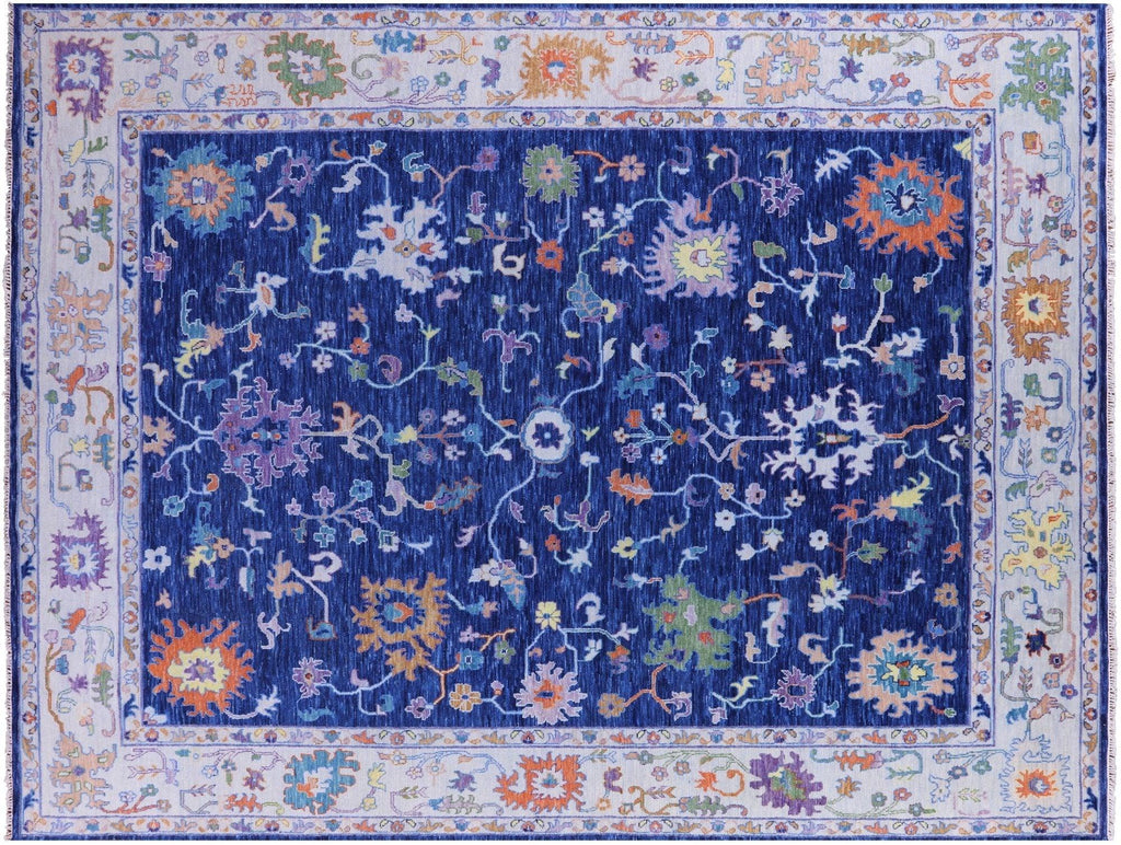 Turkish Oushak Hand Knotted Wool Rug - Manhattan Rugs