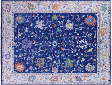 Turkish Oushak Hand Knotted Wool Rug - Manhattan Rugs