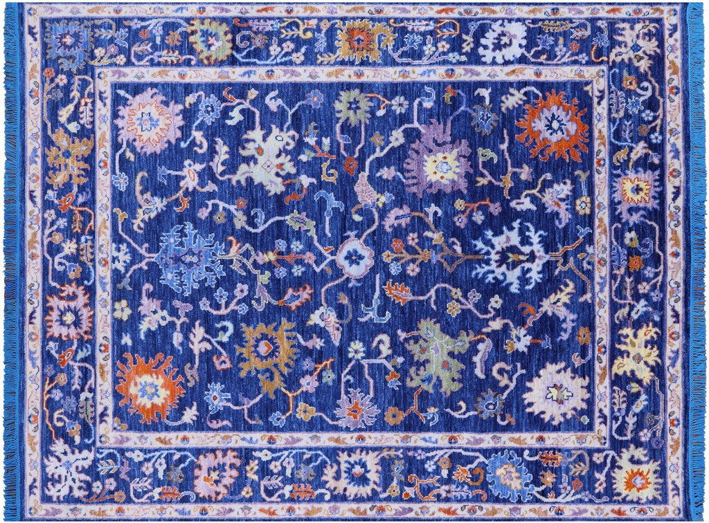 Hand Knotted Turkish Oushak Wool Rug - Manhattan Rugs