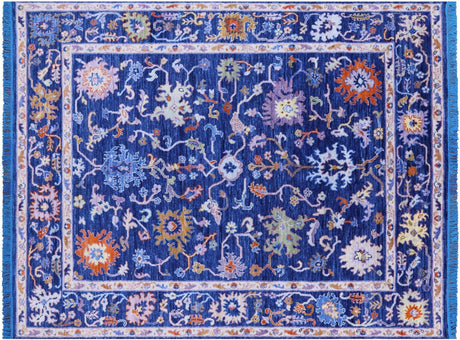 Hand Knotted Turkish Oushak Wool Rug - Manhattan Rugs
