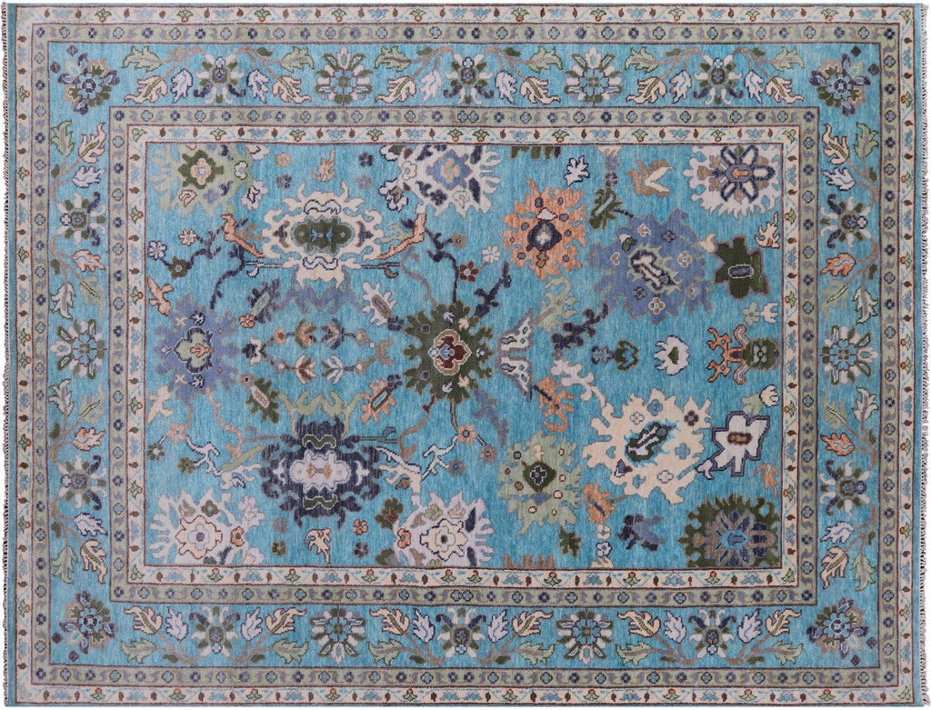 Turkish Oushak Hand Knotted Rug - Manhattan Rugs