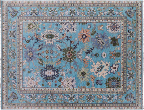 Turkish Oushak Hand Knotted Rug - Manhattan Rugs