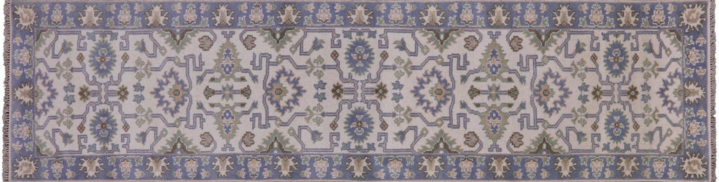 Turkish Oushak Hand Knotted Runner Rug - Manhattan Rugs