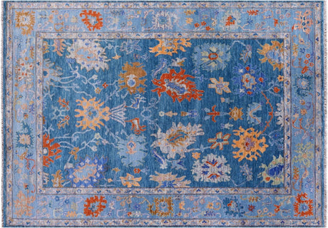 Turkish Oushak Hand-Knotted Wool Rug - Manhattan Rugs