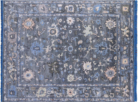 Turkish Oushak Hand-Knotted Wool Rug - Manhattan Rugs