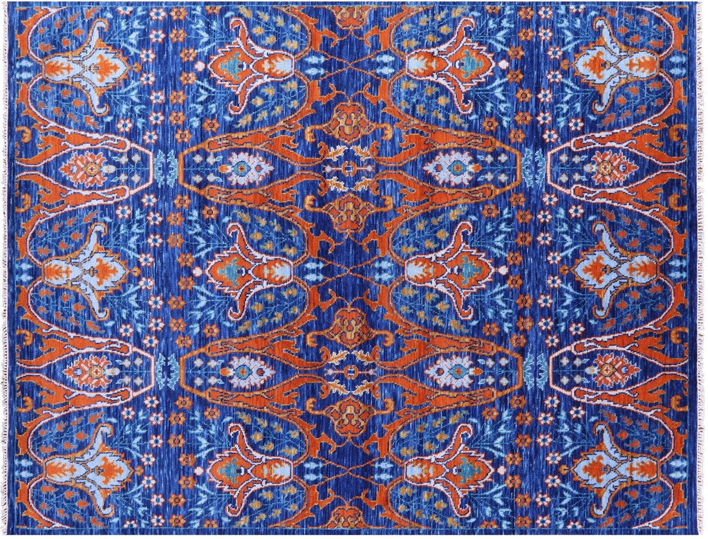 Hand Knotted Turkish Oushak Wool Rug - Manhattan Rugs