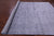 SUPER SALE Grey 9' 1" X 12' 2" Wool & Silk Handmade Persian Heriz Serapi Rug - Q12084