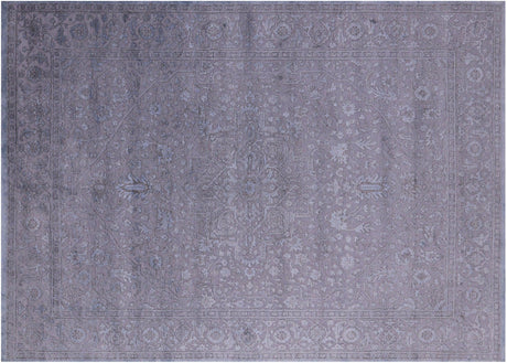 Wool & Silk Handmade Persian Heriz Serapi Rug - Manhattan Rugs