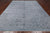 Grey 9' 1" X 12' 2" Wool & Silk Handmade Persian Heriz Serapi Rug - Q12084