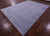 SUPER SALE Grey 9' 1" X 12' 2" Wool & Silk Handmade Persian Heriz Serapi Rug - Q12084