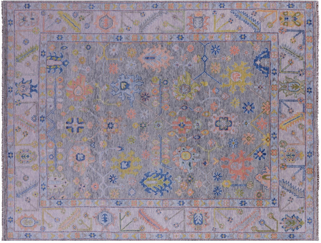Hand Knotted Turkish Oushak Wool Rug - Manhattan Rugs