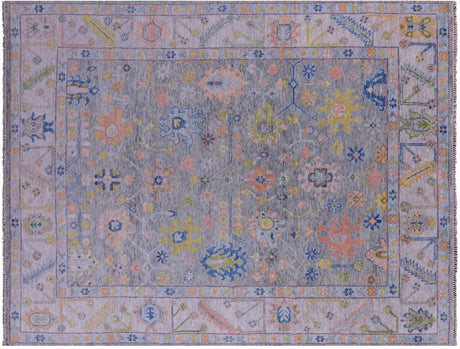 Hand Knotted Turkish Oushak Wool Rug - Manhattan Rugs
