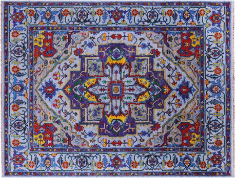 Persian Heriz Serapi Hand Knotted Wool Rug - Manhattan Rugs