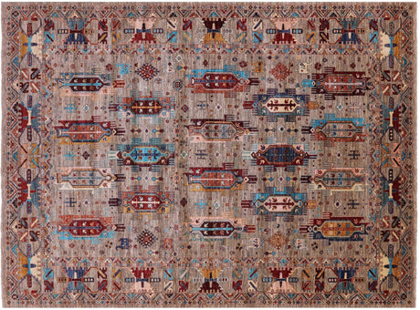 Hand-Knotted Tribal Fine Serapi Rug - Manhattan Rugs