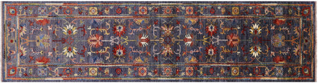Runner Persian Tabriz Hand-Knotted Rug - Manhattan Rugs