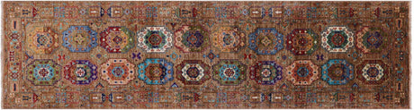 Runner Handmade Fine Turkmen Rug - Manhattan Rugs