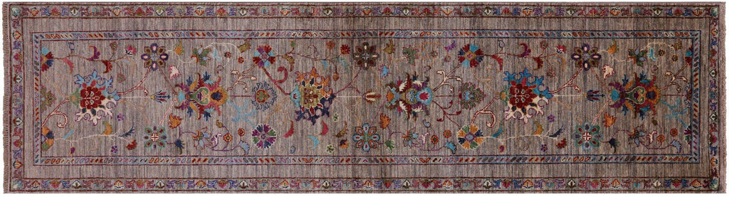 Persian Tabriz Hand Knotted Wool Runner Rug - Manhattan Rugs