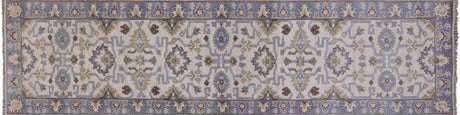 Runner Turkish Oushak Handmade Wool Rug - Manhattan Rugs